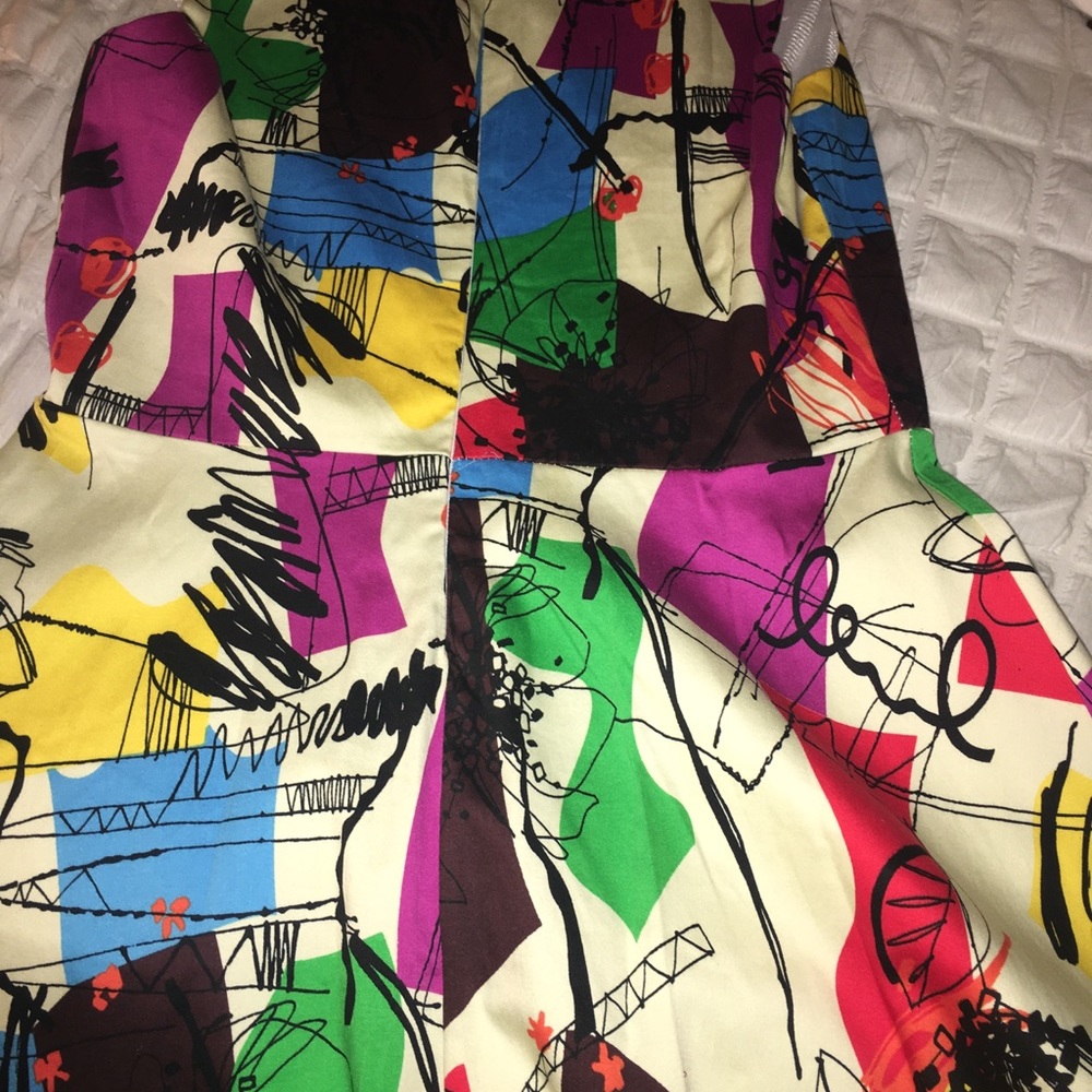 Multi Color Mini Dress 👗 - Picture 4 of 4